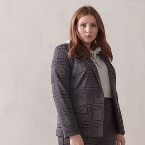 Plaid Blazer